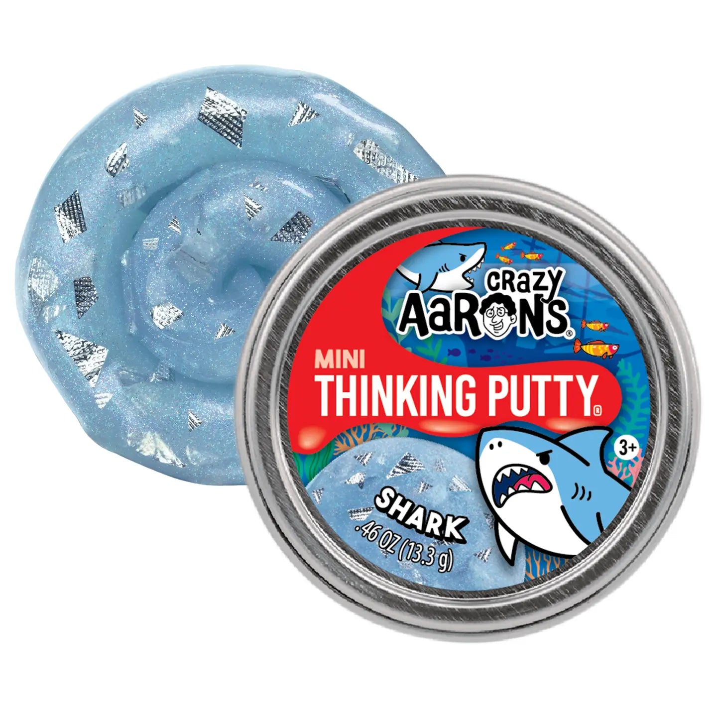 Mini Shark - 2" Thinking Putty Tin