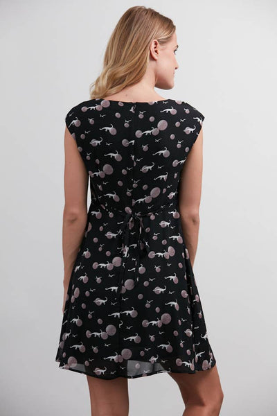 Black dress Dinosaur Planets