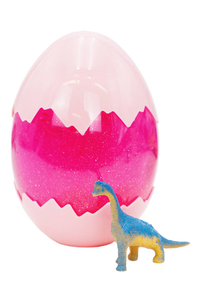 Jumbo Dino Figurine Egg Glitter Slime