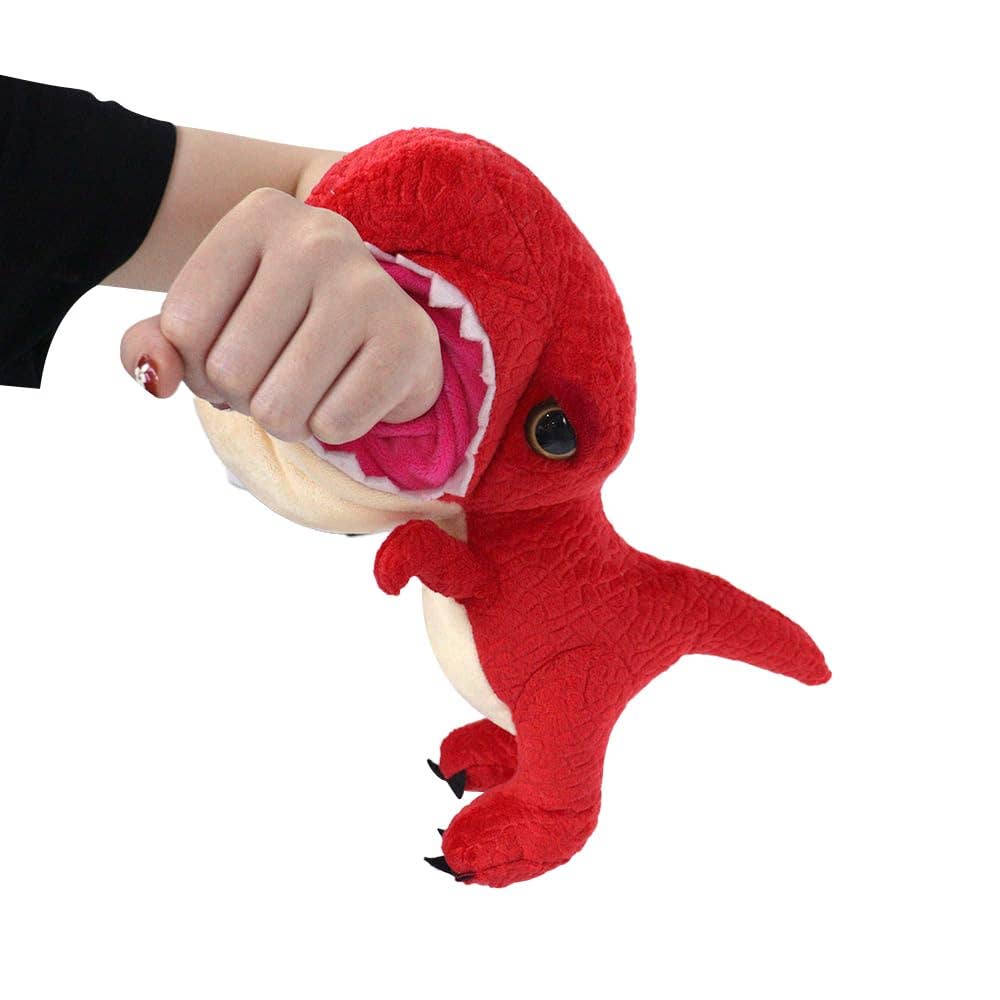 Red 9" Slapstix T.Rex bracelet plushie