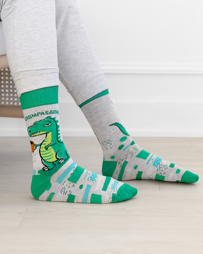 Grumpasaurus Socks - M/L