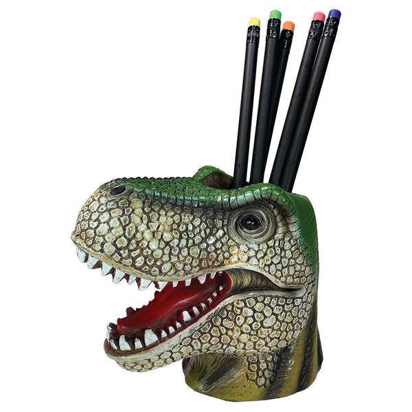 Green T-Rex Pen Cup - Dino Lab Inc