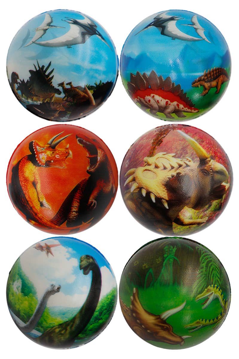 Jurassic Dinosaur Pu Foam Bouncy Stress Ball