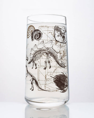 Vintage Dinosaur Drinking Glass