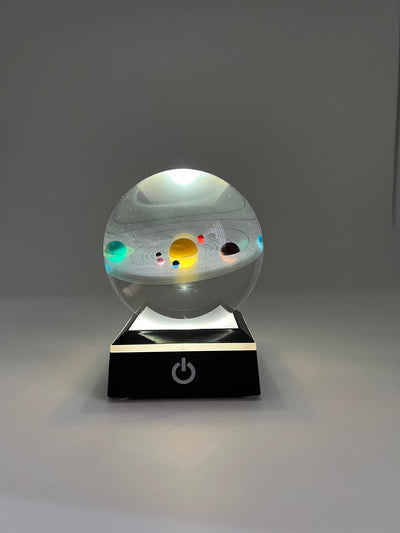 3D Crystal Solar System