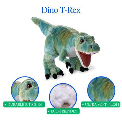 Dino T-Rex Green Small 15" (37cm)