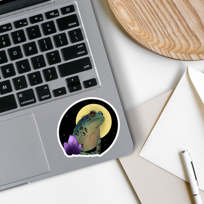 Crystal Moon Toad Sticker
