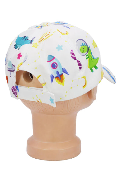 Kids Outer Space Galaxy Dinosaur Baseball Cap