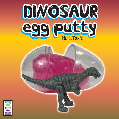 DINOSAUR EGG PUTTY   24/BX