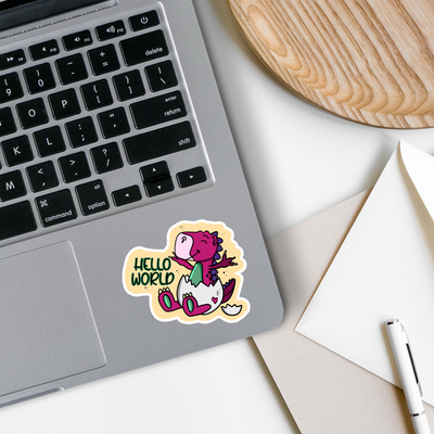 Hello World Sticker