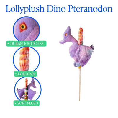 7" Pteranodon Plush w/lollypop