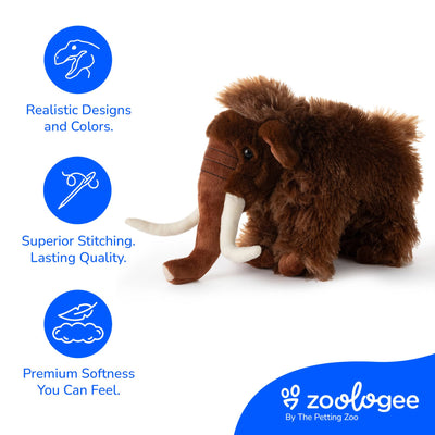 Wild Onez Woolly Mammoth Plush (12")