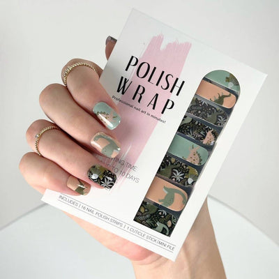 Jurassic Dino Nail Polish Wraps