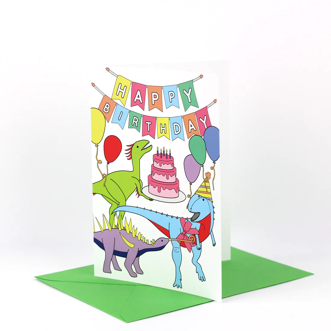 Dinosaur Birthday Party Greeting Card