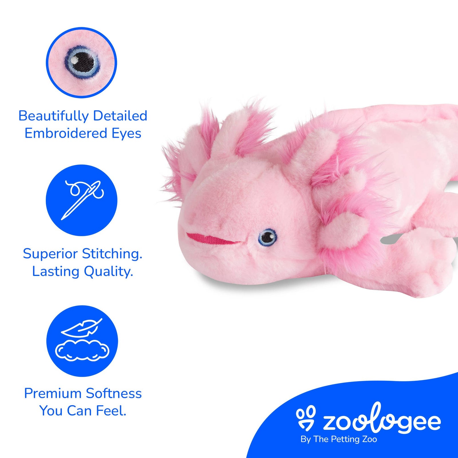 Medium Axolotl 20" Plush