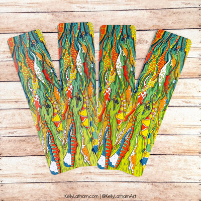 Dinosaur Stampede Bookmark