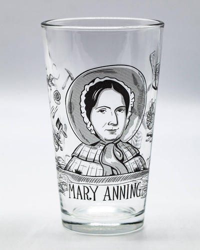 Mary Anning Pint Glass (16oz)