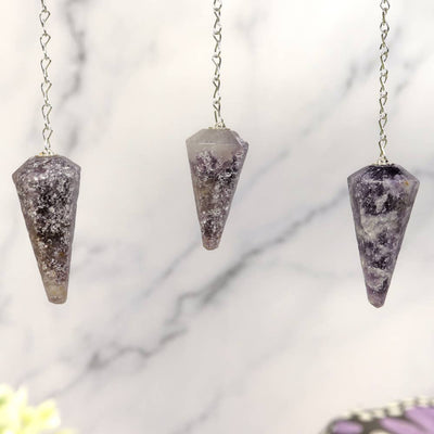 Lepidolite Pendulum