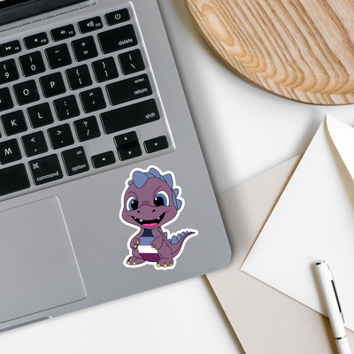 Dinosaur Ace Pride Sticker