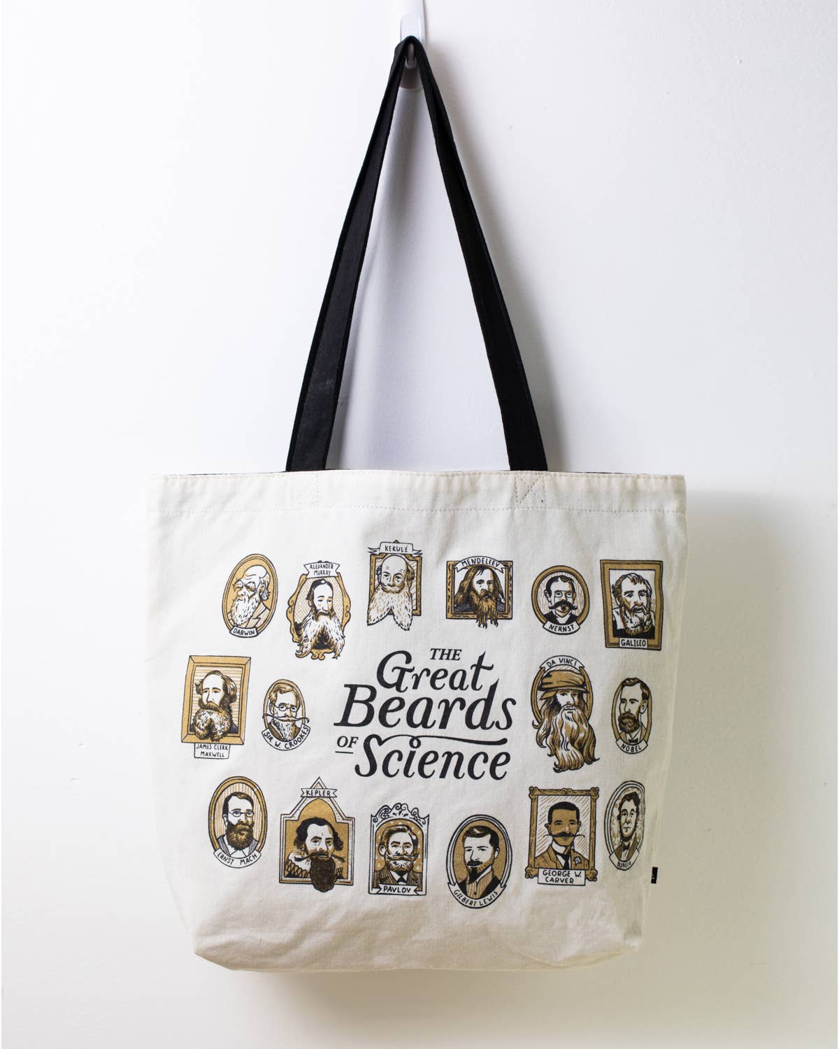 Great Beards of Science Canvas Tote Bag