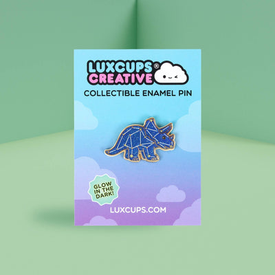 Triceratops Constellation Pin - 2 Posts | Hard Enamel Pin