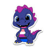 Dinosaur Genderfluid Pride Sticker