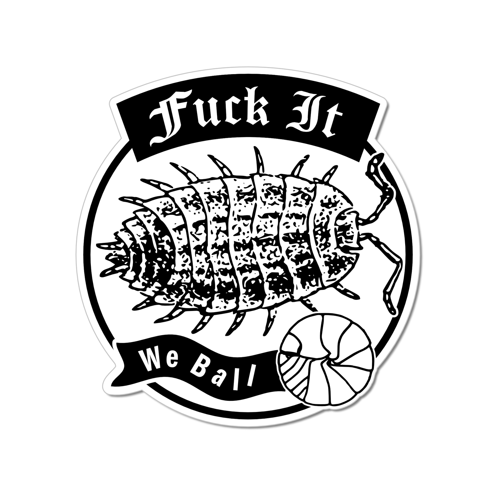 "We Ball" Round Vinyl Sticker