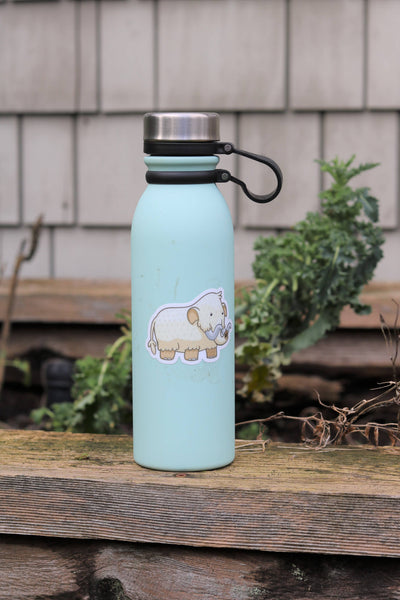 White Mammoth Sticker