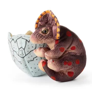 8" Hatchling Triceratops Plush