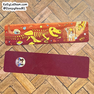 Dinosaur Bones Bookmark Dog Fossil