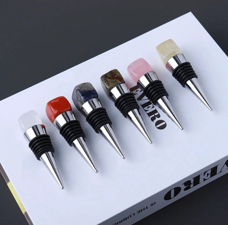 Crystal Gemstone Wine Stopper