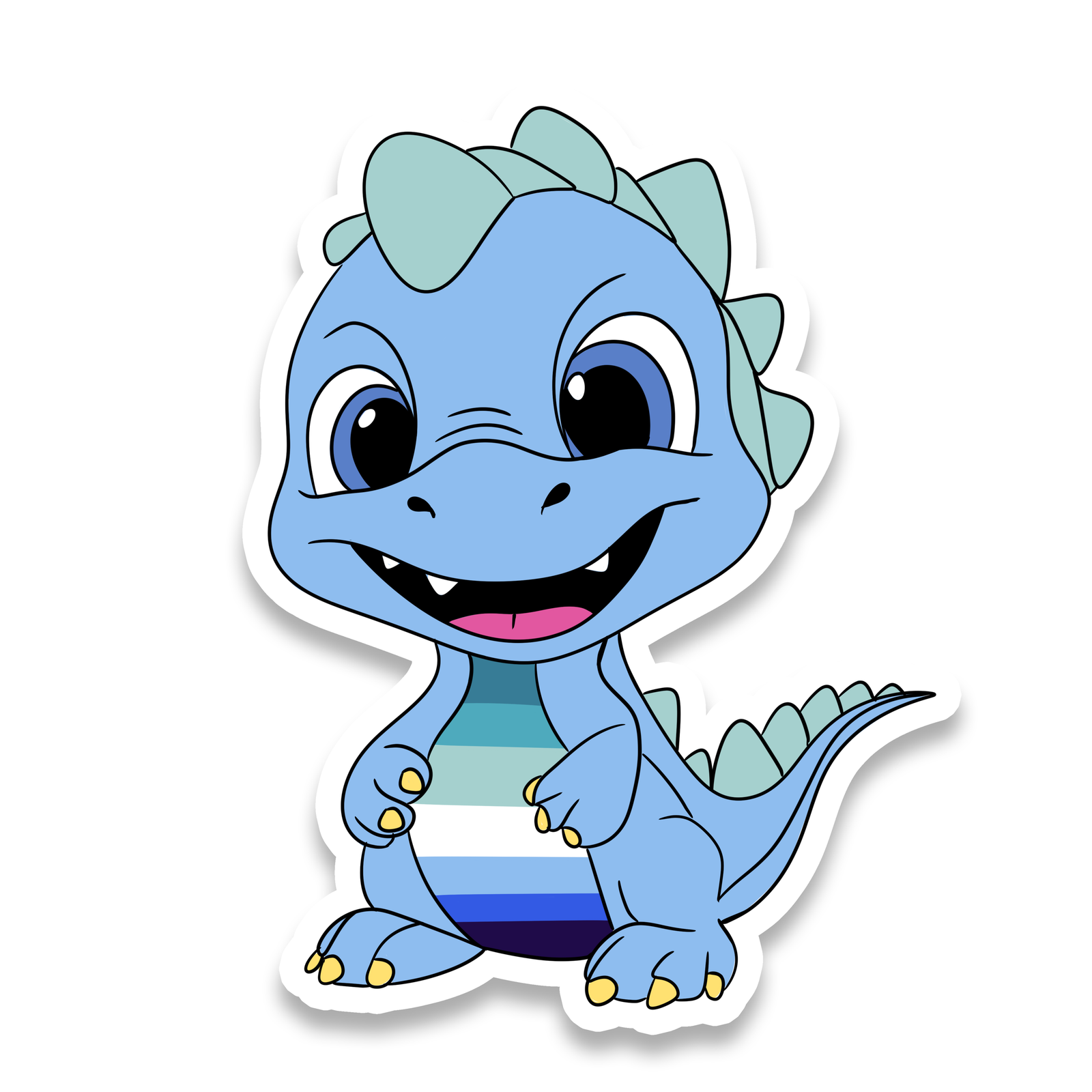 Dinosaur Gay (MLM) Pride Sticker