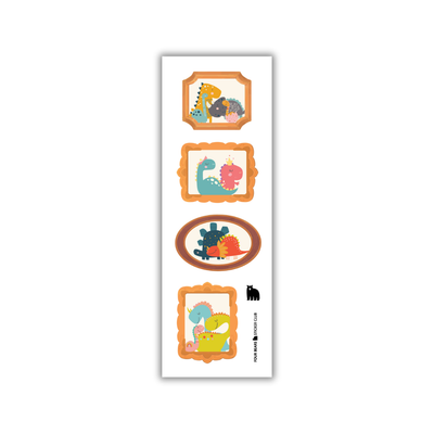 Dino Family Portrait Stickers