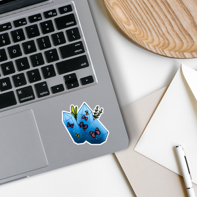 Butterfly Crystal Sticker
