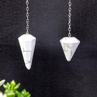 White Howlite Pendulum