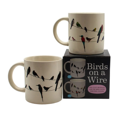 Birds on a Wire - Heat Changing Mug