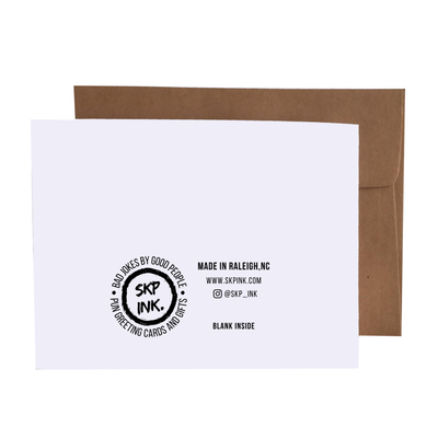 Missing You Dinosaur Pun Greeting Card