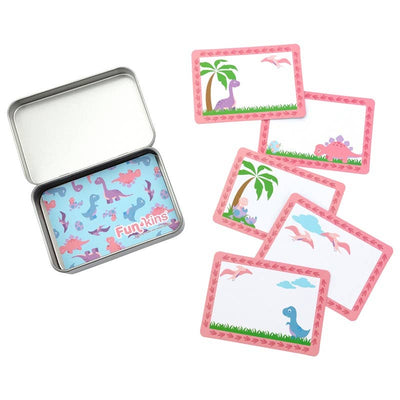 Lunchbox Note Cards - Pink Dinosaurs