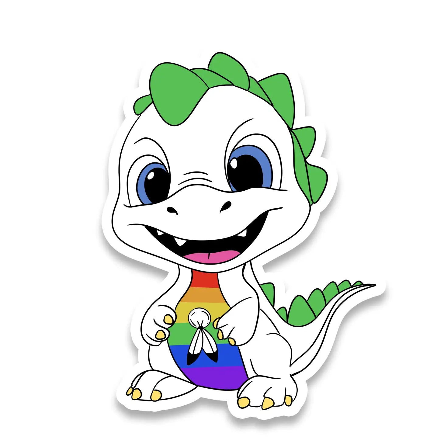 Dinosaur Two-Spirit Pride Sticker