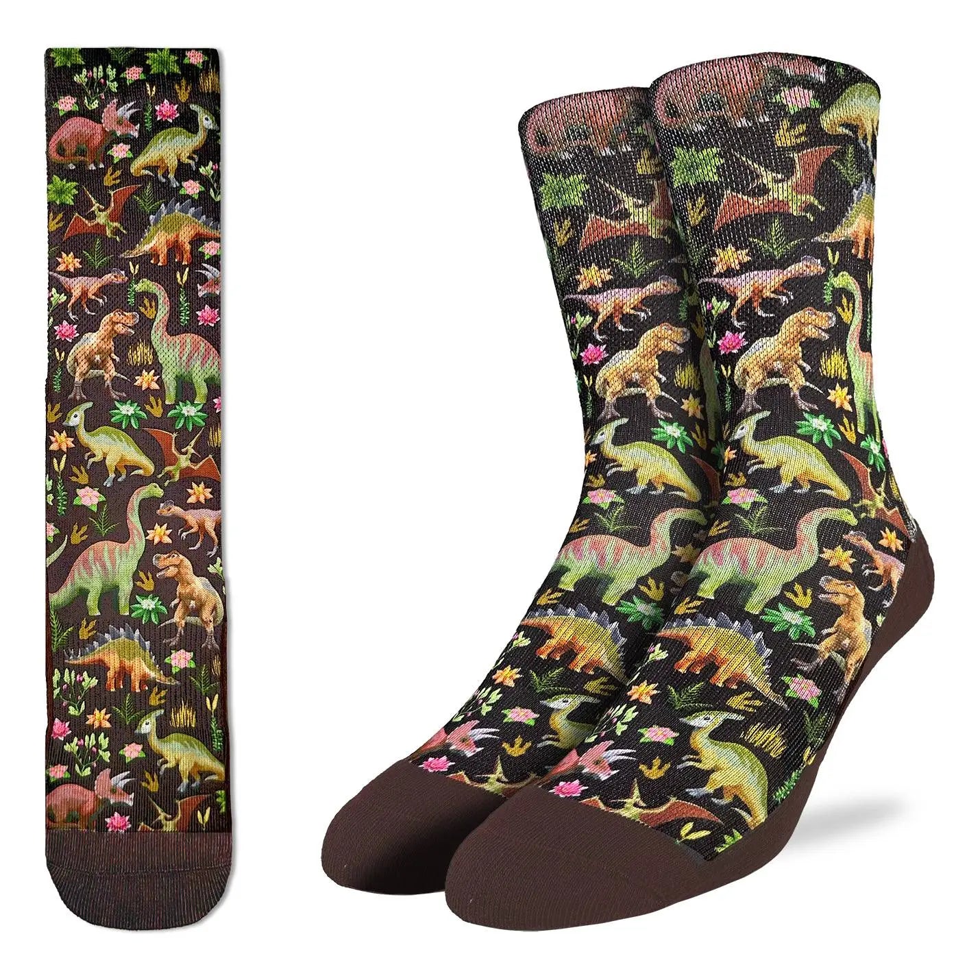 Floral Dinosaurs Socks
