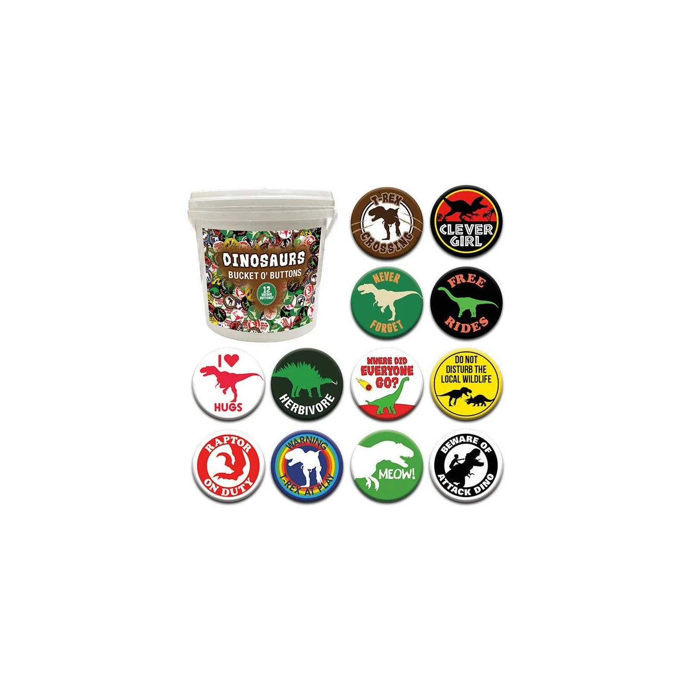 Dinosaur miniature pins (Assorted)