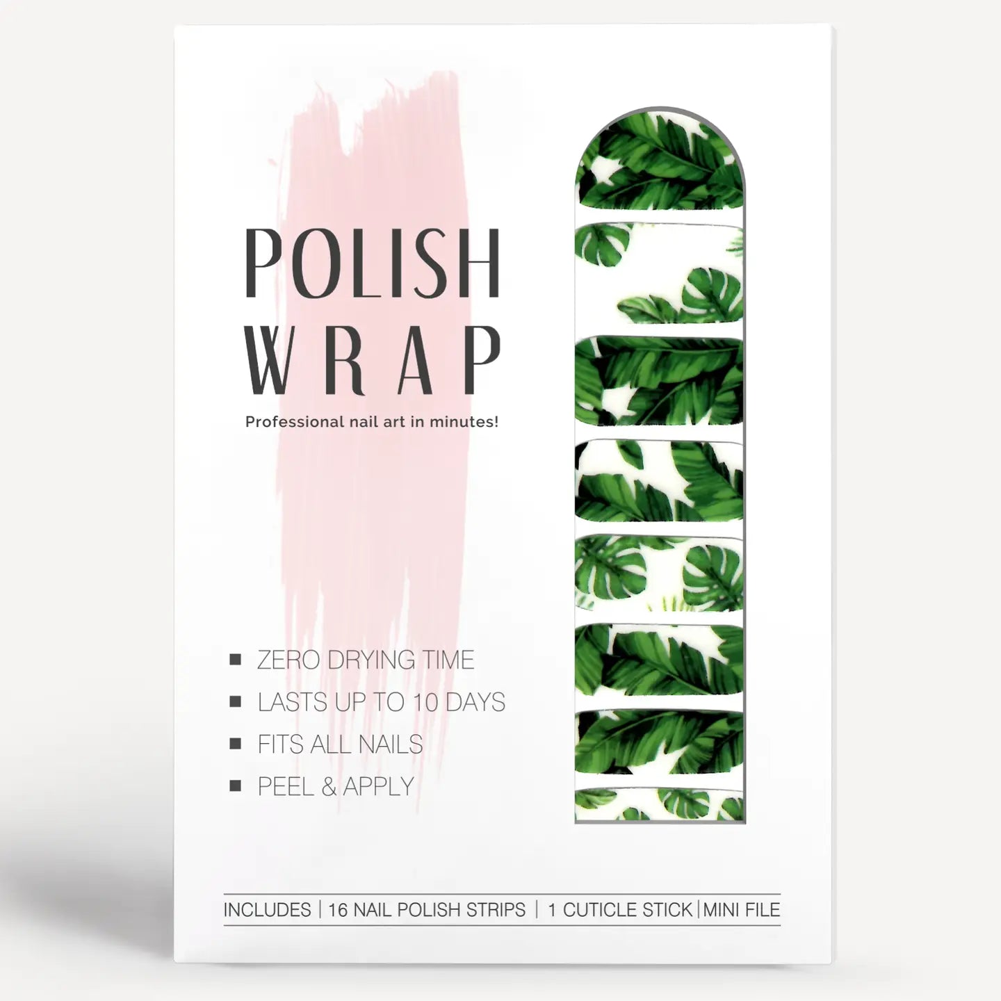 Jungle Plant Nail Polish Wraps