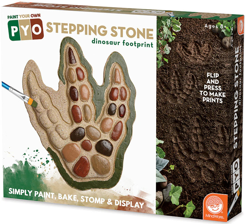 Paint Your Own Stepping Stone:Dinosaur track