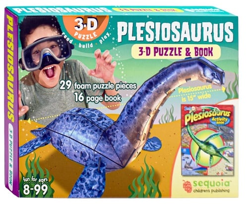 Plesiosaurus 3D Puzzle - Dino Lab Inc