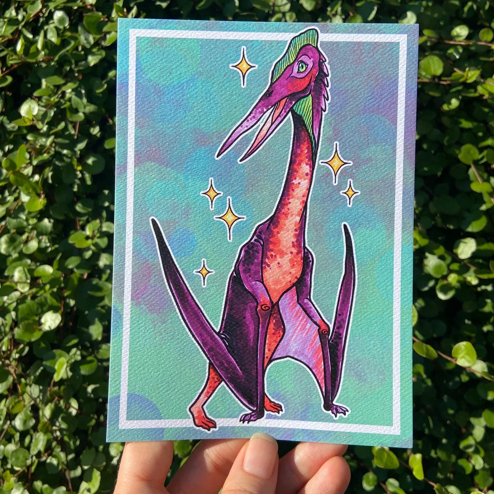 Quetzalcoatlus Art Print (5x7 inches)
