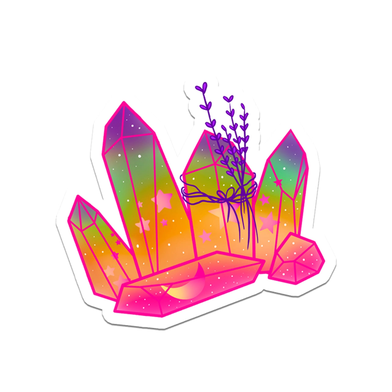 Rainbow Crystal Sticker