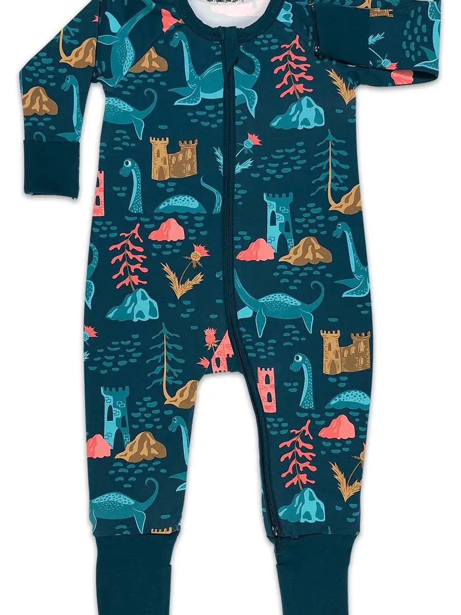 Blue Baby Pajamas - Sea Creature