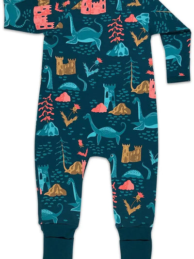 Blue Baby Pajamas - Sea Creature