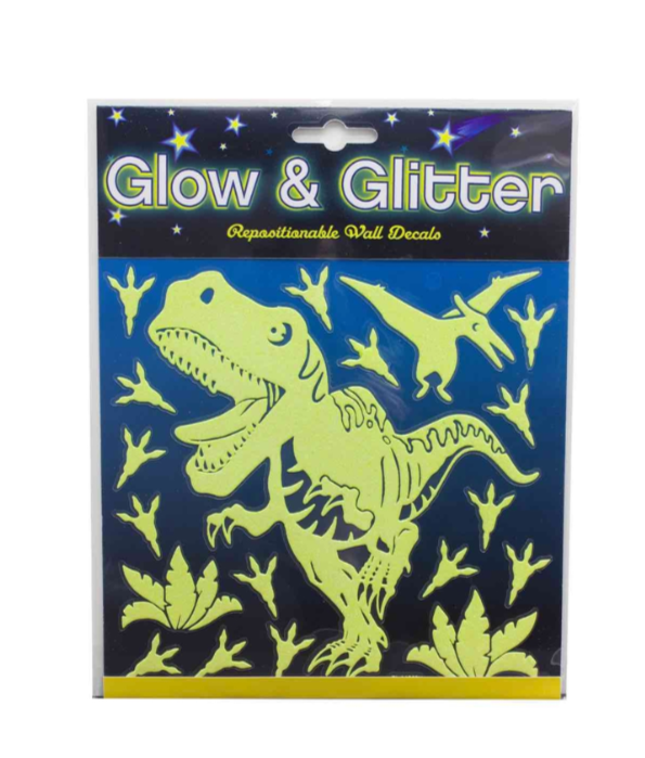 Dinosaur Glow & Glitter Decals