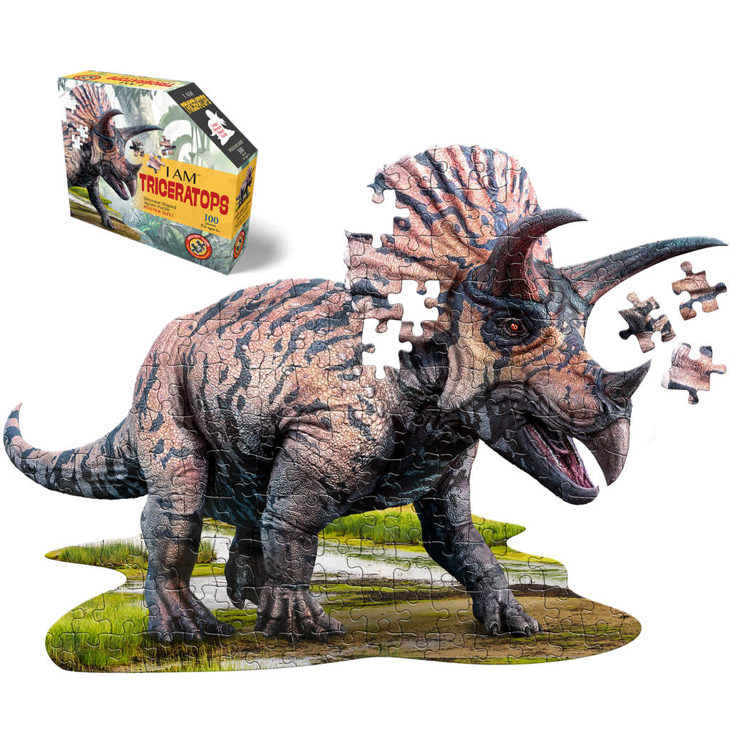 I am Triceratops 100pc puzzle